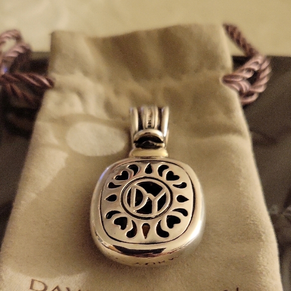 David Yurman Silver and Gold  Pendant - Picture 6 of 15